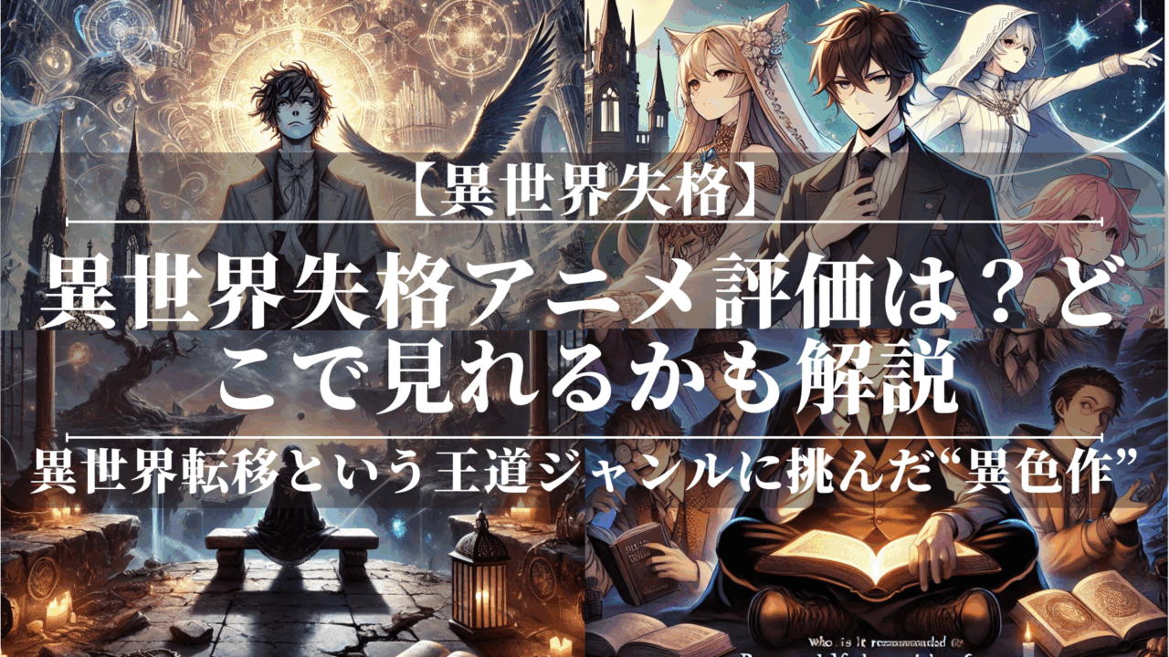 異世界失格アニメ評価は？どこで見れるかも解説