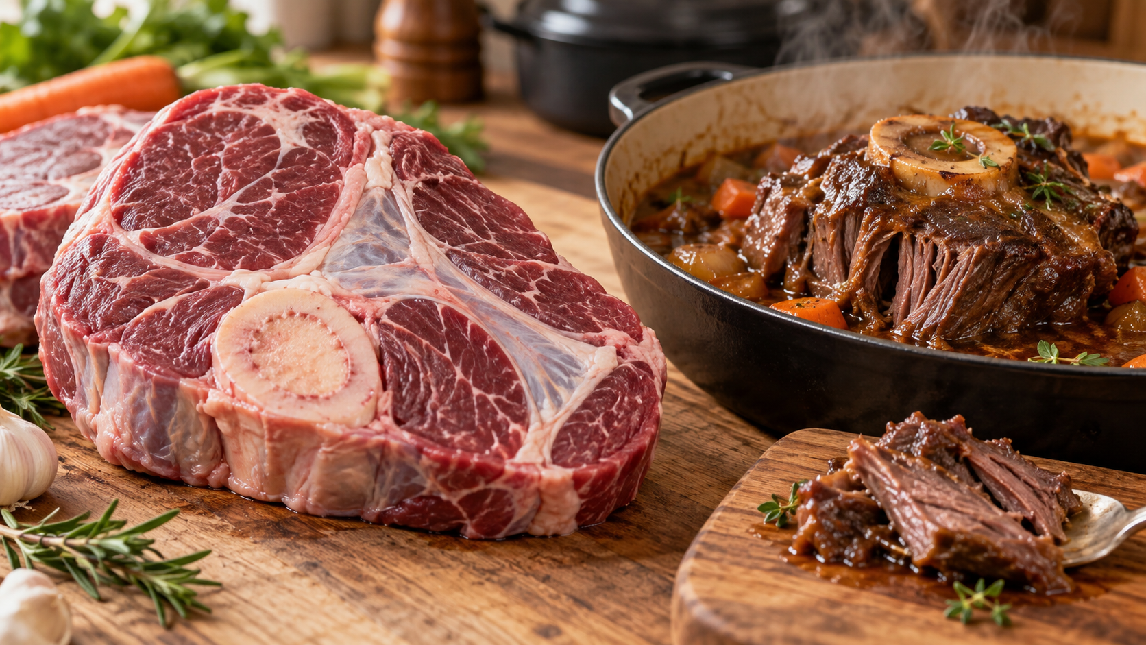 牛すね肉が固い理由と煮込み後の変化