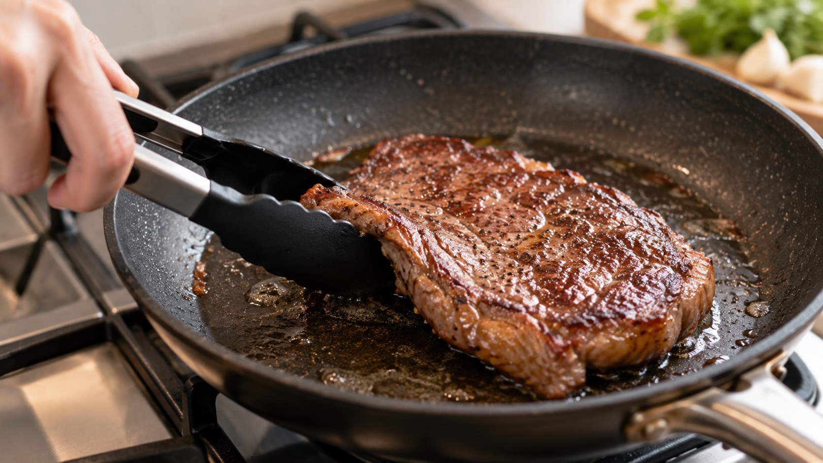 フライパンで肉を焼くなら?表面加工と肉の厚さで使い分ける
